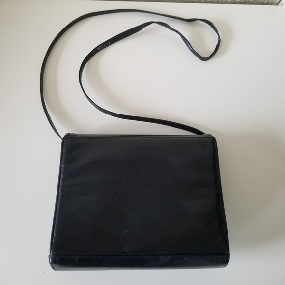 Vintage Frenchy of California | Pewter Leather Clutch Purse - Picture 3 of 11